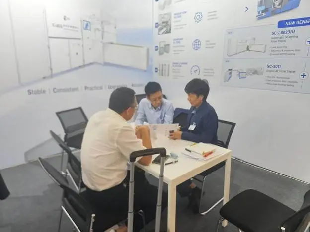 Face to face technical discussions focused on specific filters, standards, and testing requirements