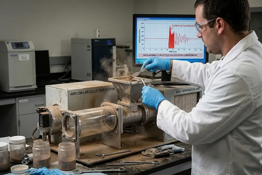 不稳定的粉尘加载错误